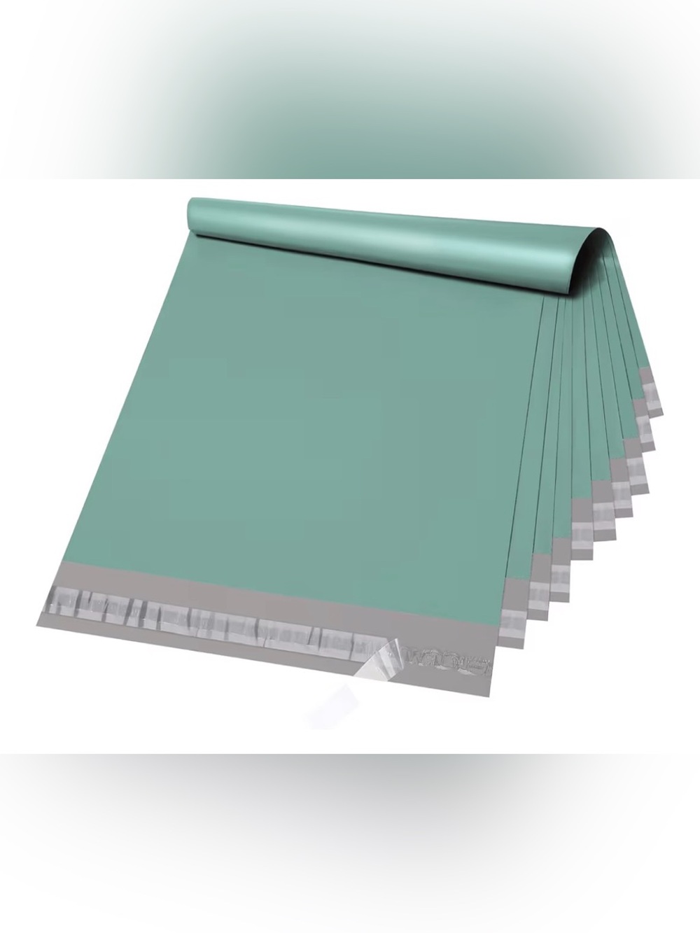 20 19x14.5in Gray Jade Green Poly Mailers Waterproof TearResistant Shipping Bags